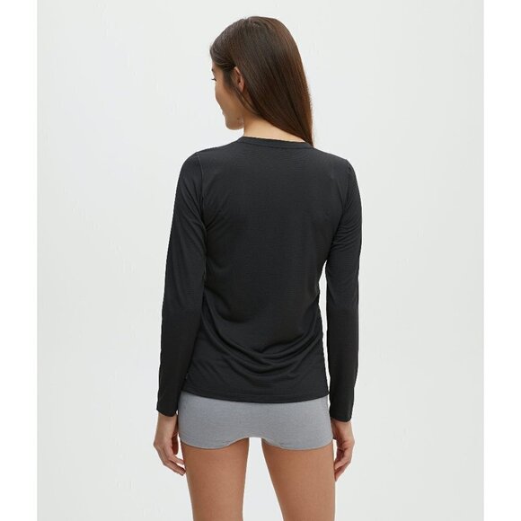 MEC Mountain Equipment Co-op Polartec Black Long Sleeved Base top-Sml - Picture 2 of 4